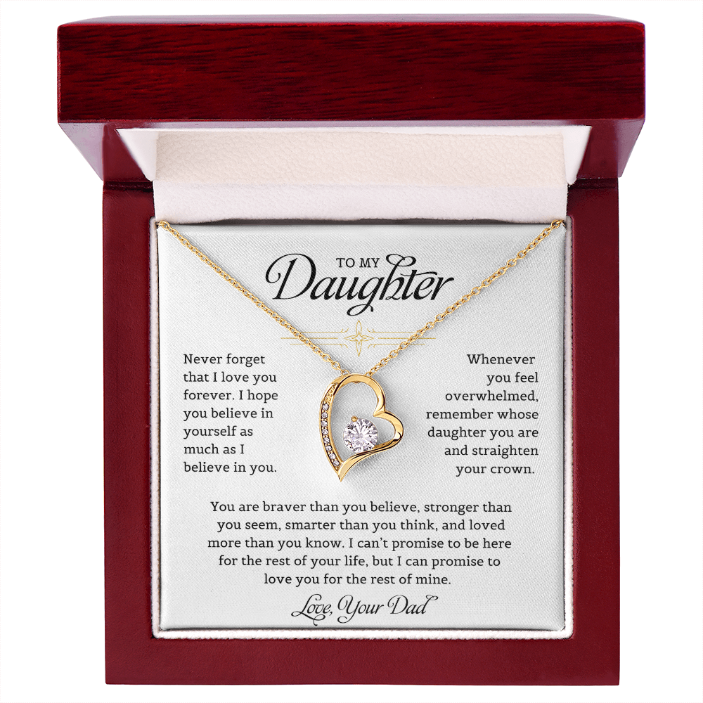 To My Daughter | Forever Love Necklace