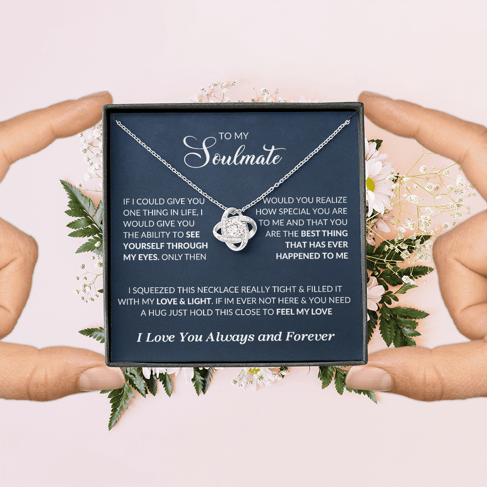 To My Soulmate | Love Knot Necklace