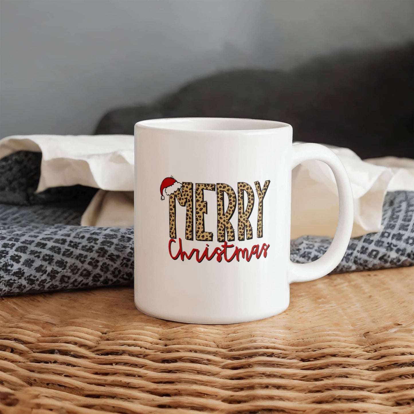 Merry Christmas | White Ceramic Mug