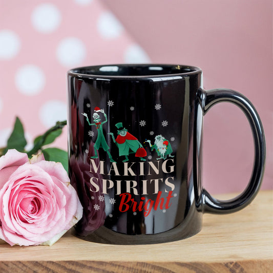 Making Spirits Bright | Black Ceramic Mug